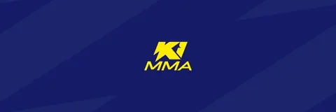 Ki MMA Logo on blue background