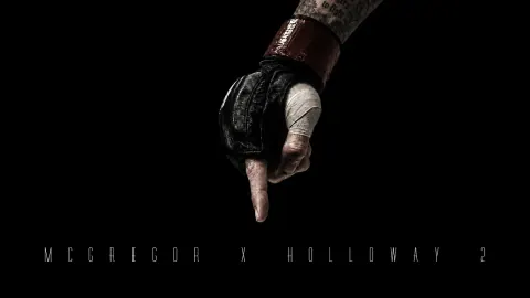 UFC 329 Max Holloway Pointing Down
